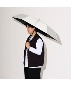 MOONBAT 【WEB限定】MIZUNO  (ミズノ)  BIGロゴ 無地 日傘 折りたたみ傘 パラソル 晴雨兼用 軽量 一級遮光 遮熱効果 遮光率100% UV遮蔽100%