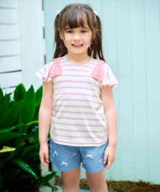 ANY KIDS ひんやりクール リボンショートパンツ