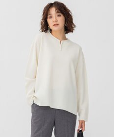 23区 ウールブレンド ラインパール プルオーバー