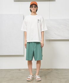 J.PRESS YORK STREET 【UNISEX】リネンライクイージーカーゴ ハーフパンツ