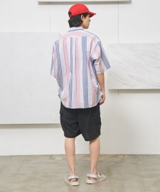 J.PRESS YORK STREET 【UNISEX】リネンライクイージーカーゴ ハーフパンツ