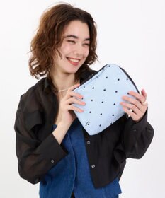 LeSportsac EXTRA LARGE RECTANGULAR COSMETIC/フレッシュブラックハーツ