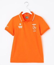 PW CIRCULUS 【WOMEN】【ストレッチ/UVケア】フェイクレイヤード カノコ ポロシャツ ゴルフウェア レディース