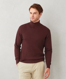 JOSEPH ABBOUD 【チクチクしない/イージーケア】SNOWYタートルネックニット