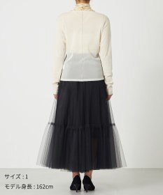 NAVE 【Nave・洗える】チュールジャージー トップス