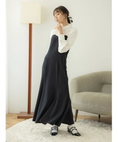 earth music&ecology ビスチェ風ドッキングワンピース