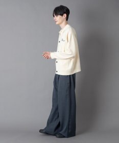 WEGO 【ユニセックス着用ITEM】ワンポイントニットシャツ（LS）