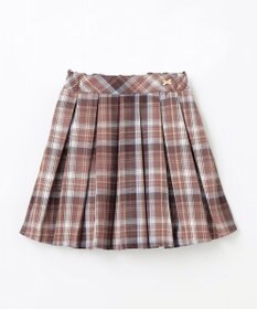 ANY KIDS チェック プリーツ スカパン