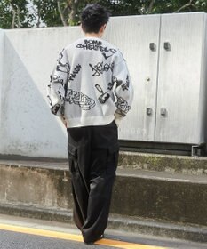 WEGO ベロアモールグラフィティカーディガン