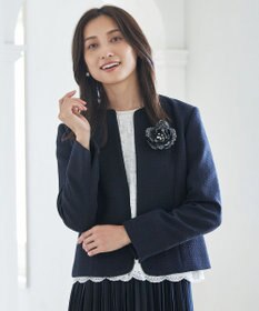 ANY ツイードコサージュ