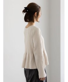 Te chichi モールペプラム2WAYニット