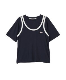AMERICAN HOLIC 【PENNEY'S】配色タンクトップ+Tシャツ