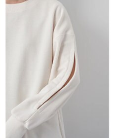 earth music&ecology 袖スリットスウェット