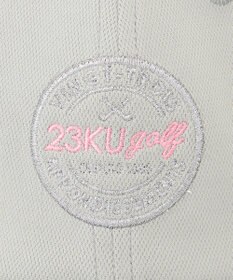 23区GOLF 【WOMEN】キャップ サイズ調整可能 春夏にぴったり どこでも着用できるシンプルさ◎