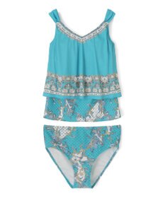 San-ai Resort（三愛水着楽園） ロングパンツセット　13L・15L　【Coral veil（コーラルヴェール）】