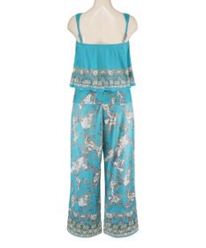 San-ai Resort（三愛水着楽園） ロングパンツセット　13L・15L　【Coral veil（コーラルヴェール）】