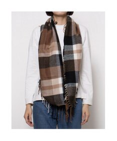 UNBILLION カシュネ cache nez / チェックサイドフリンジスヌード