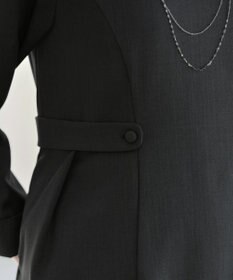 Tiaclasse L 【洗える】ウール調Aラインワンピース