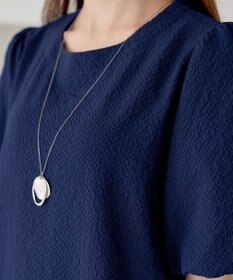 Tiaclasse L 【洗える】リップルピンタックワンピチュニック