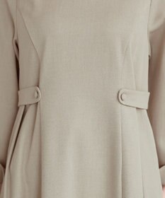 Tiaclasse L 【洗える】ウール調Aラインワンピース