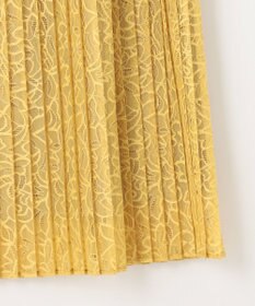 自由区 L 【セットアップ対応・ウエストゴム・洗える】ラッセルレース  スカート