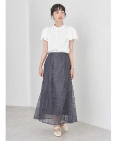 earth music&ecology ラッフルブラウス