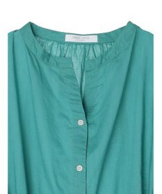 Green Parks スキッパーボリュームブラウスチュニック