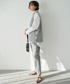 UNFILO センタープレステーパードデニム