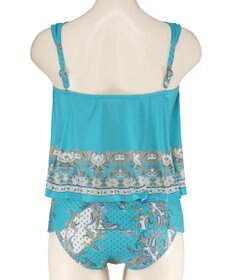 San-ai Resort（三愛水着楽園） ロングパンツセット　13L・15L　【Coral veil（コーラルヴェール）】