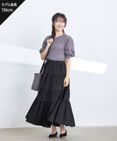 Tiaclasse 【洗える】ラメニットトップス