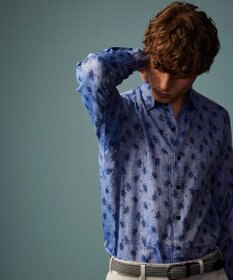 JOSEPH ABBOUD 【麻100％・軽い・涼しい】モイスチャー リネン シャツ