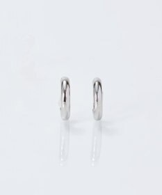 Phoebe 【痛くないシリーズ/金属アレルギー対応】ミニマルストレートフープライトフィットイヤリング　シルバー