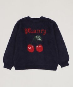 WEGO シャギーグラフィックニットBIGプルオーバー