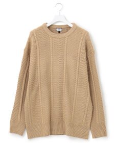 J.PRESS YORK STREET 【UNISEX】ケーブルプルオーバー ニット