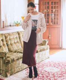 earth music&ecology 【裏毛】フリルカラーＺｉｐウラケブルゾン