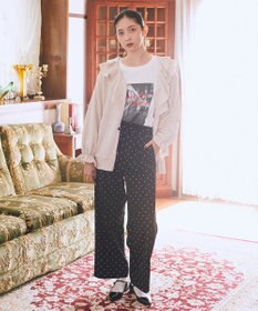 earth music&ecology 【裏毛】フリルカラーＺｉｐウラケブルゾン