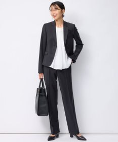 23区 S 【洗える】シルキーデシン タックディテール カットソー