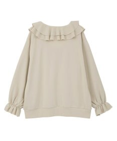 earth music&ecology 【裏毛】フリルカラーＺｉｐウラケブルゾン