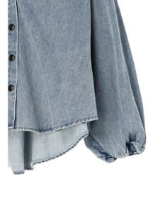 CRAFT STANDARD BOUTIQUE デニムギャザーヨークブラウス