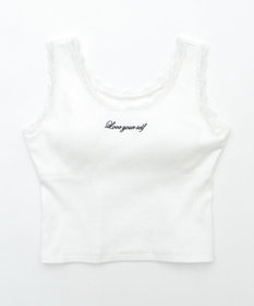 WEGO 【カップ付きインナー】カップインレースタンク