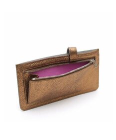 A.D.M.J. 【牛革】メタリックレザー/スリムウォレット