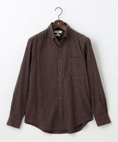 JOSEPH ABBOUD 【柔らかな肌触り/暖かい】 ラフィーコットンフランネルシャツ