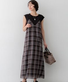 23区 【先行予約】ハイツイストシアーチェック キャミソールワンピース