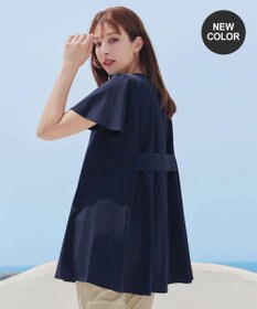 Tiaclasse L 【小倉優子さん着用・選べる袖TYPE・洗える】バックフレアチュニック