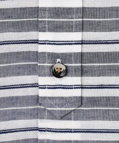 JOSEPH ABBOUD 【清涼感】エアリノマリンボーダーシャツ