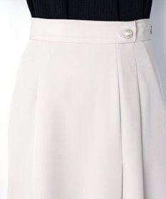 Tiaclasse 【ダブルクロス・洗える】アシンメトリープリーツスカート