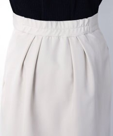 Tiaclasse 【ダブルクロス・洗える】アシンメトリープリーツスカート