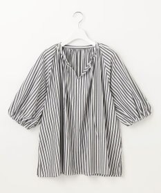 UNFILO 【洗える】イージーケア ボリュームスリーブブラウス