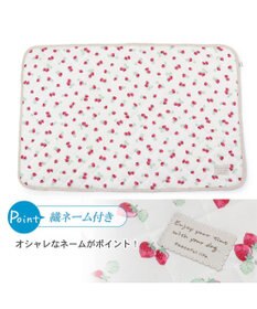 PET PARADISE 接触冷感 柔らか クールマットM《苺 ネイティブ 》 (90×60cm)