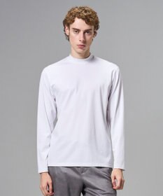 JOSEPH HOMME 新色追加【高機能素材】ハイゲージベアスムース　モックネック長袖Ｔシャツ